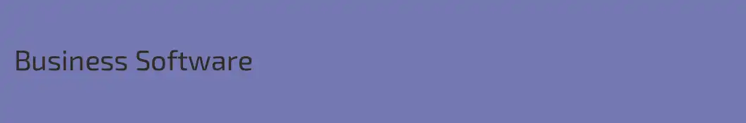 Business Software